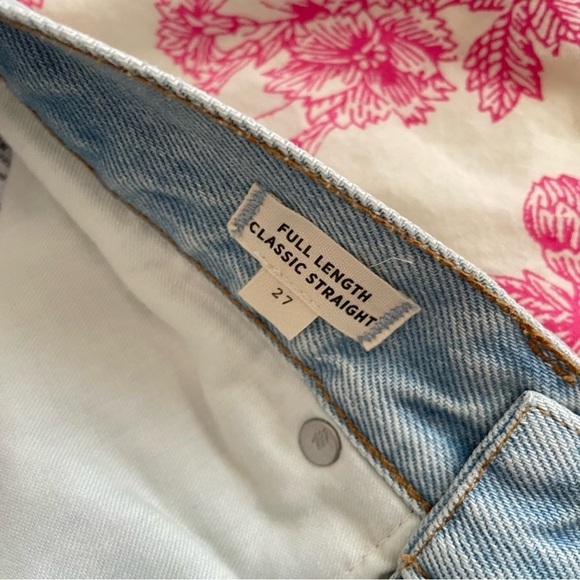 Madewell Classic Straight Full-Length Jeans in Fitzgerald Wash - Picture 5 of 11